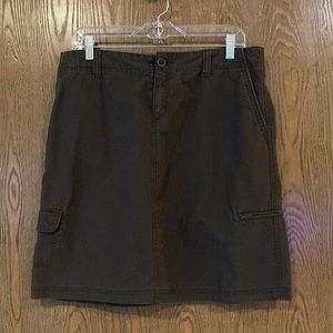Eddie Bauer Olive Green Skirt